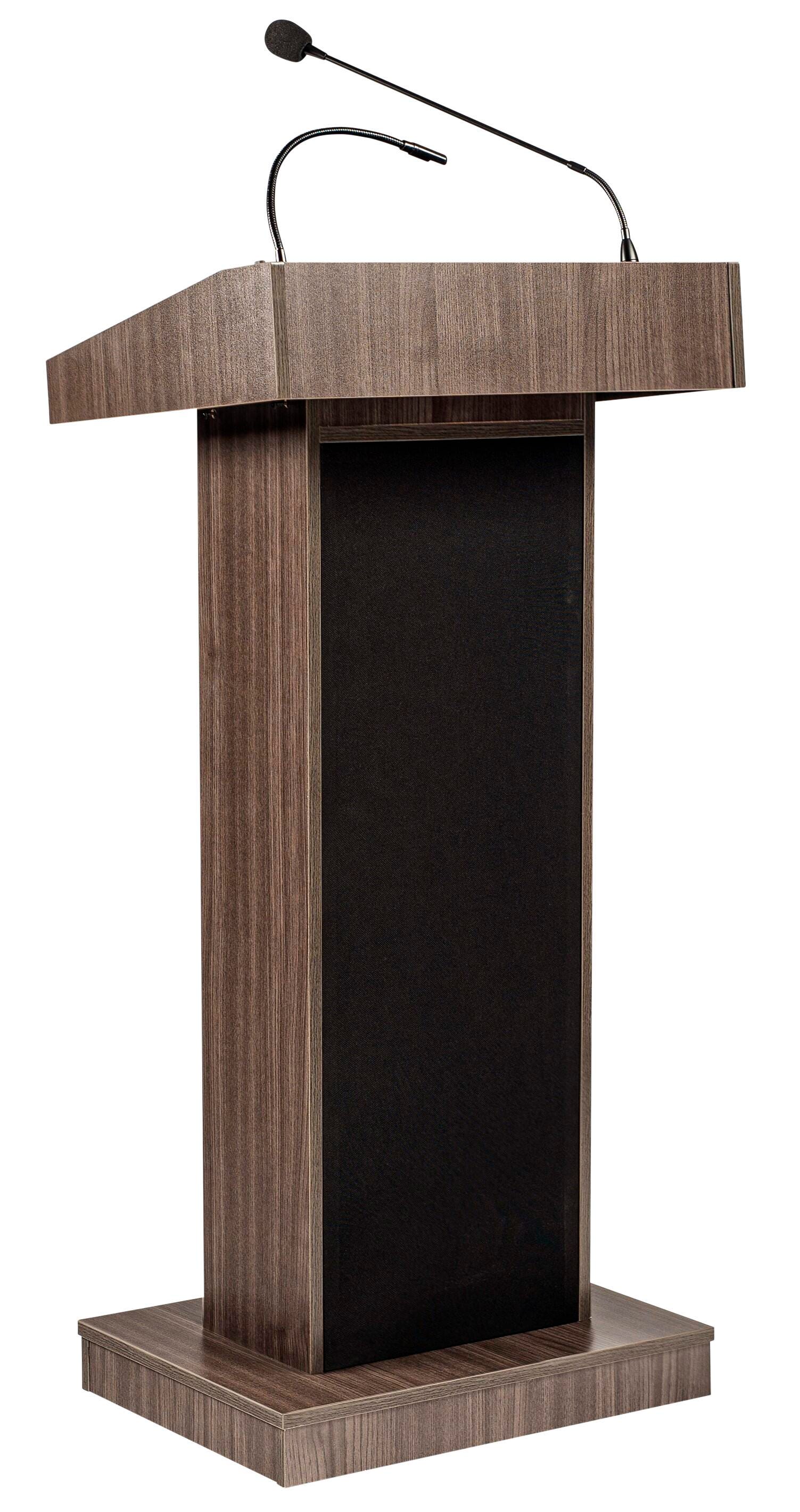 Oklahoma Sound Orator Lectern with Sound, 22 x 17 x 46 Inches 4001884